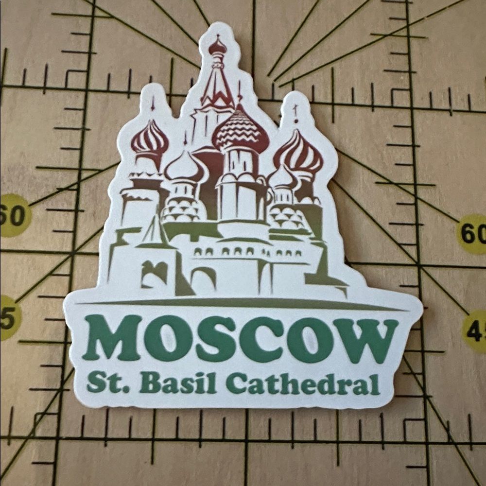 💜13/$13 +Bundle Sticker Sale | Travel Moscow Waterproof Sticker